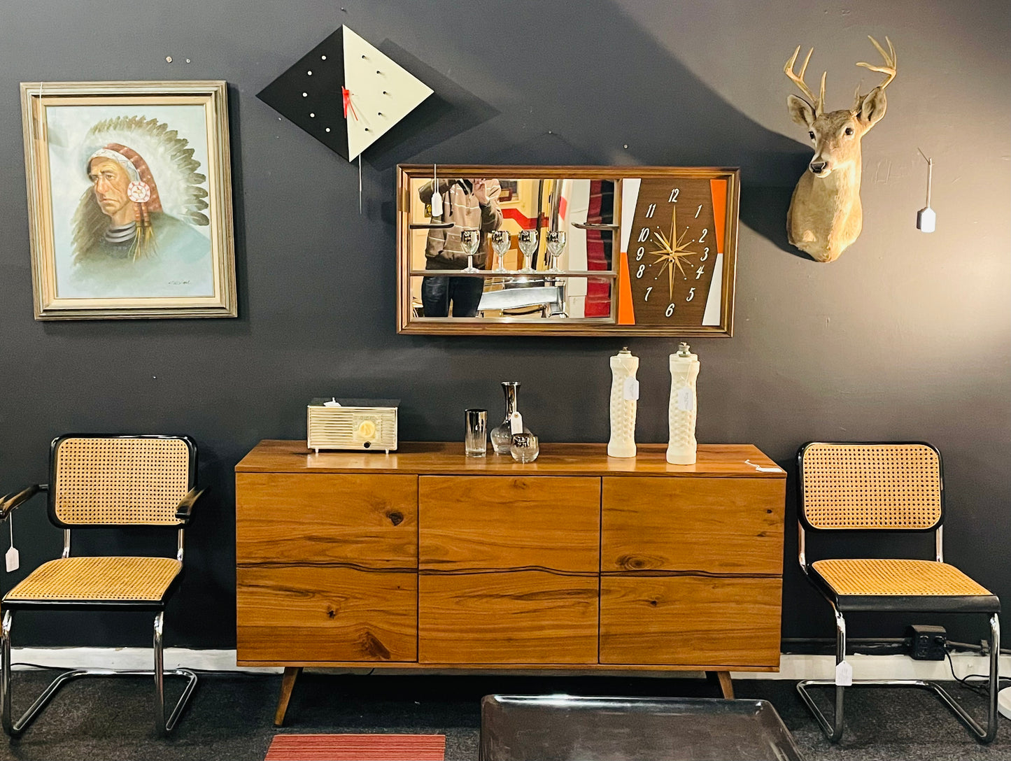 3 Door MCM Style Sideboard