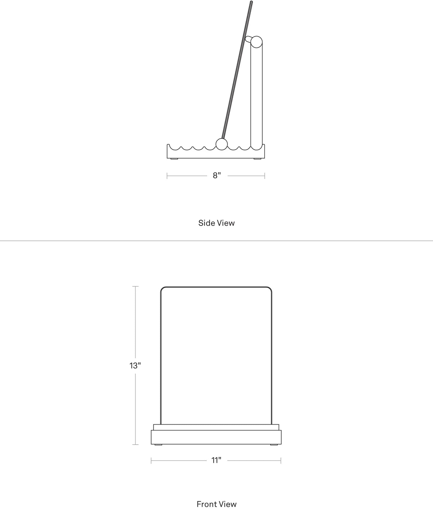 BLU DOT Furrow Table Mirror