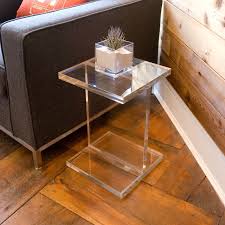 GUS MODERN Acrylic I-Beam Table