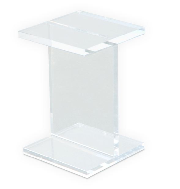 GUS MODERN Acrylic I-Beam Table