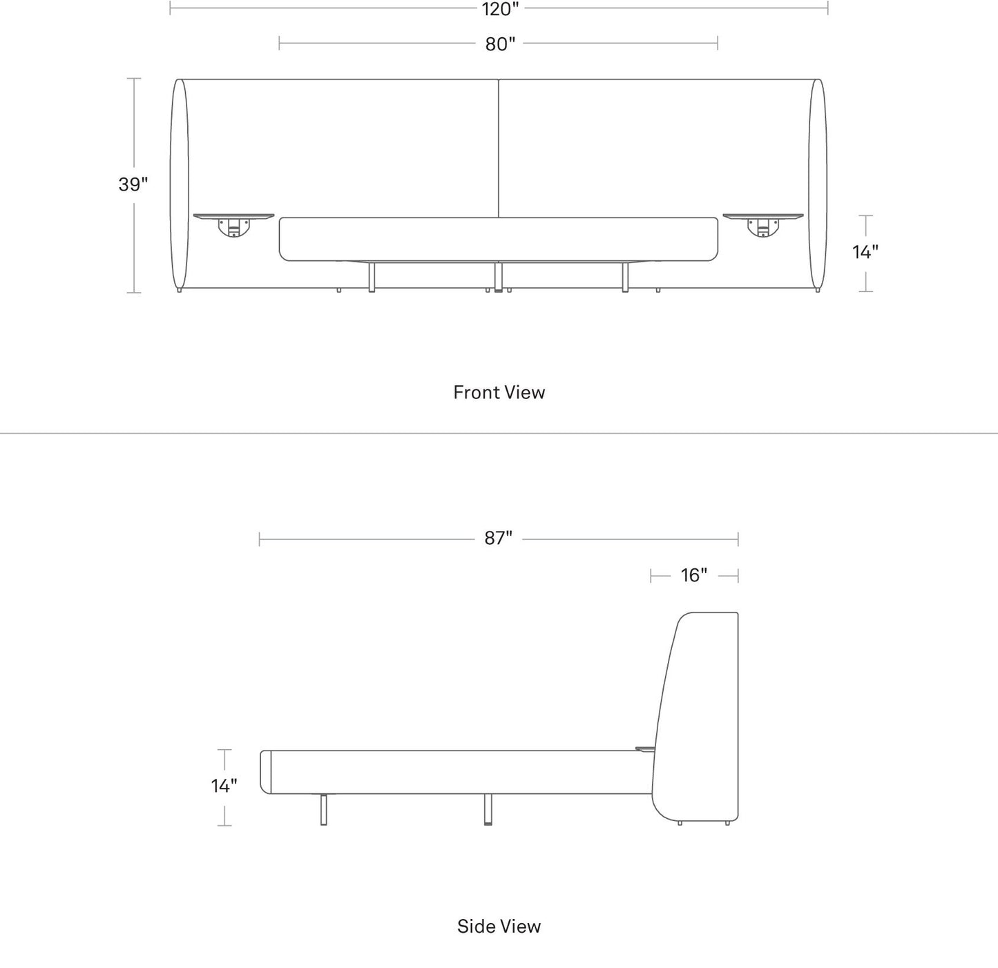 BLU DOT Hunker King Bed