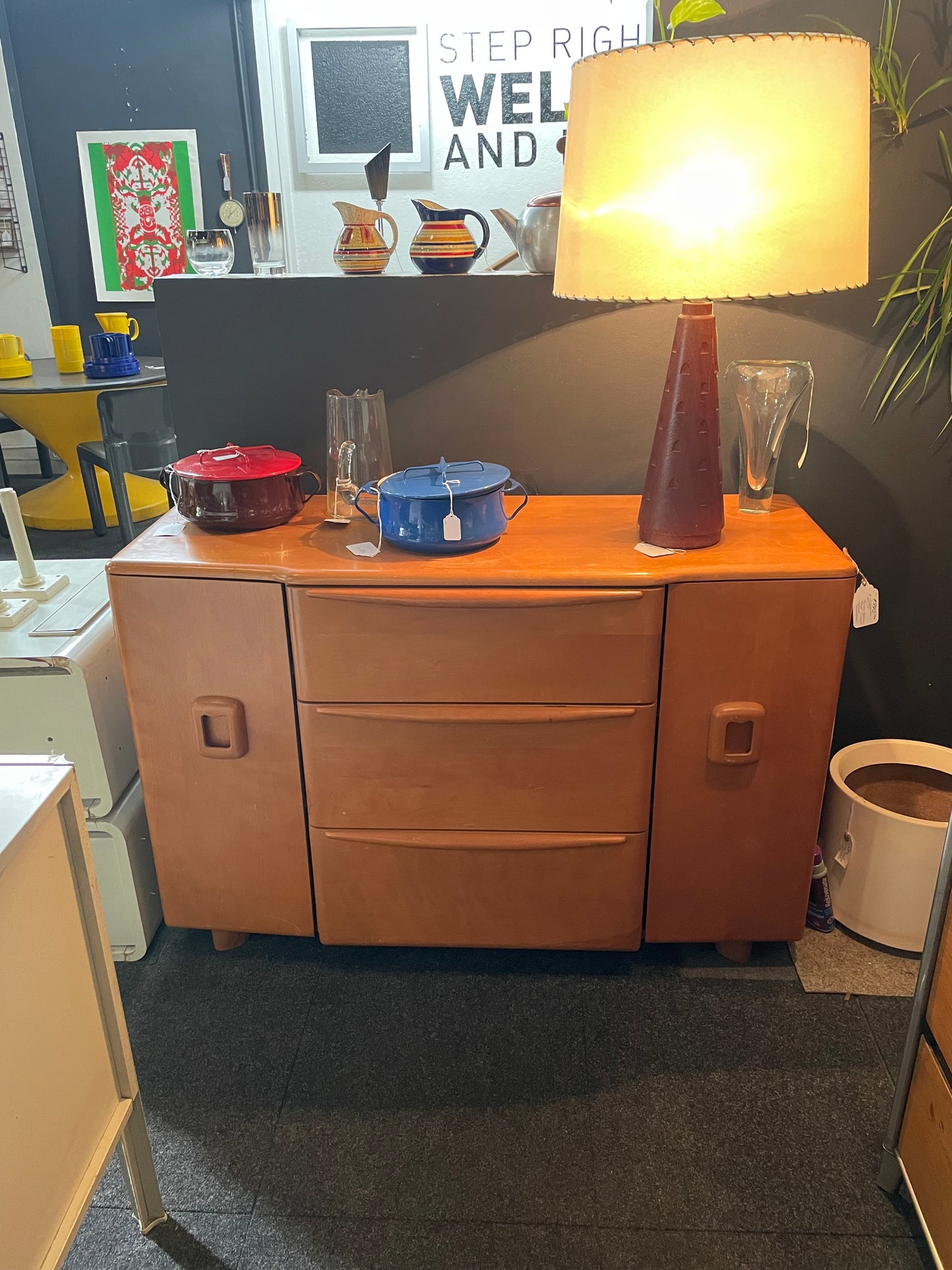 Heywood Wakefield Encore 3 Drawer Sideboard