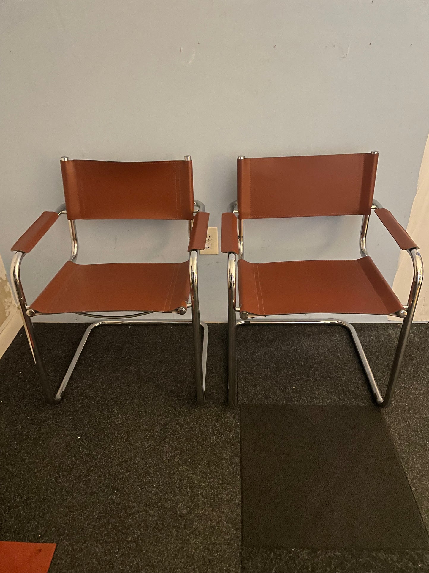 Set of 4 Mart Stam Cantilever Arm Chairs - Replica