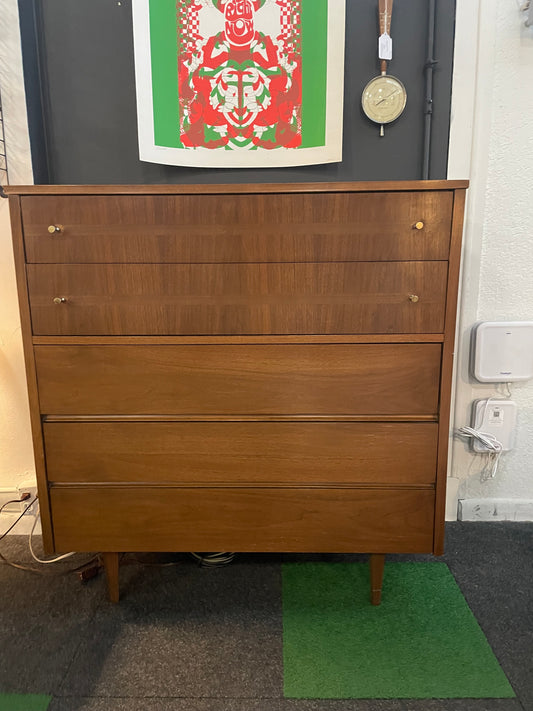 Tall Boy 5 Drawer Dresser