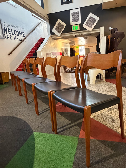 Niels Moller 71 Teak Dining Chairs