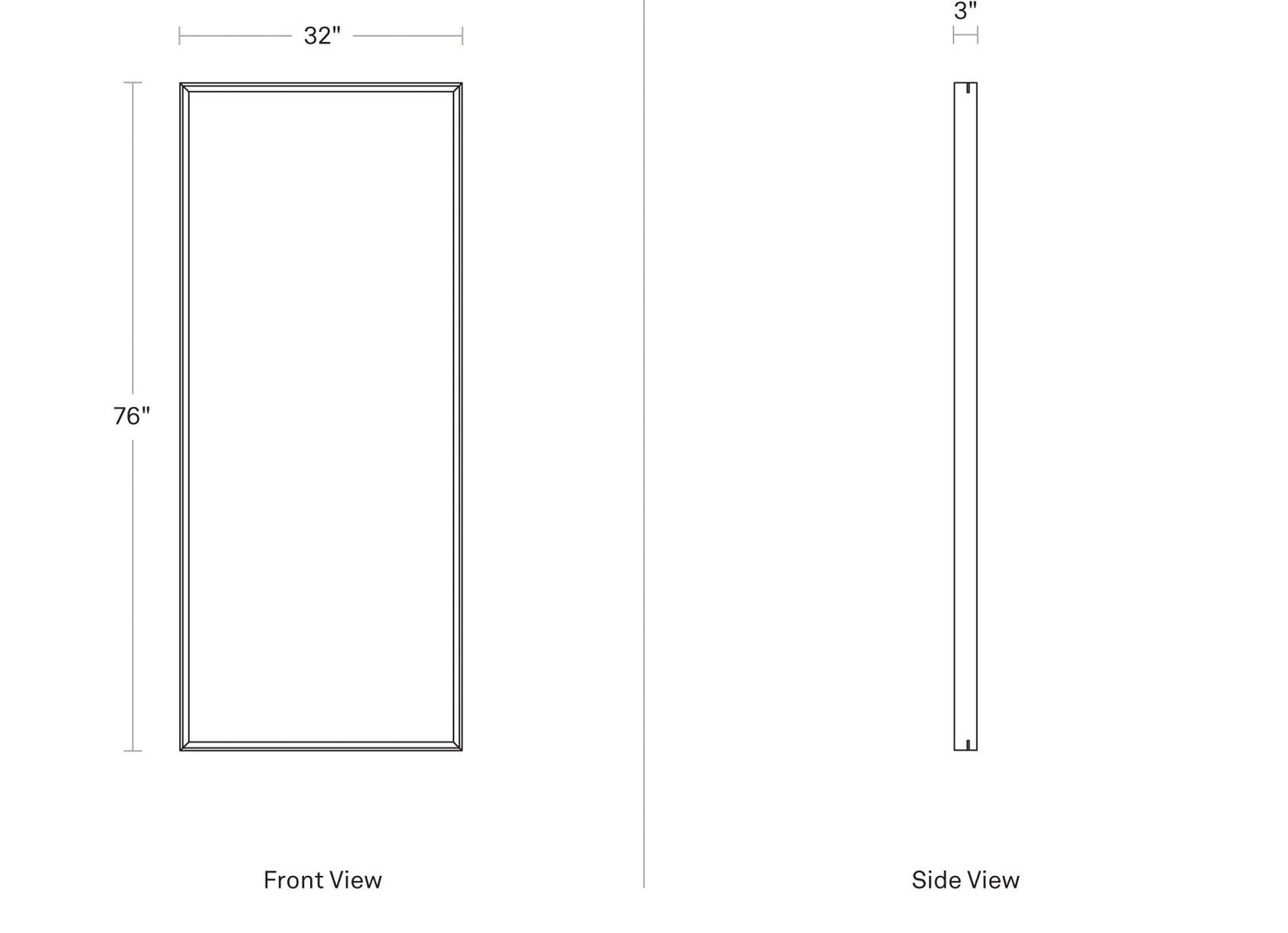 Blu Dot Mode Large Mirror