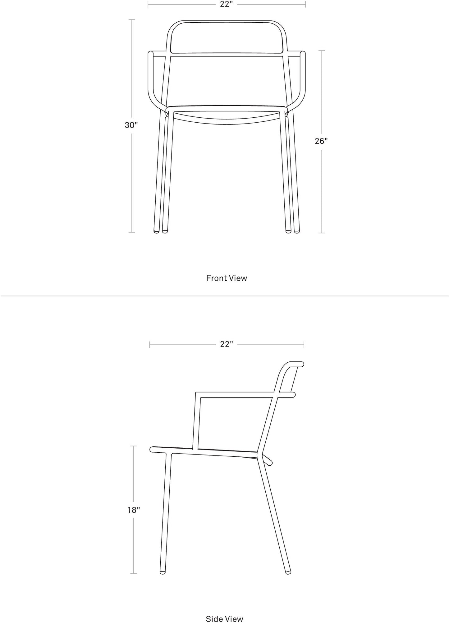 BLU DOT Trim Chair