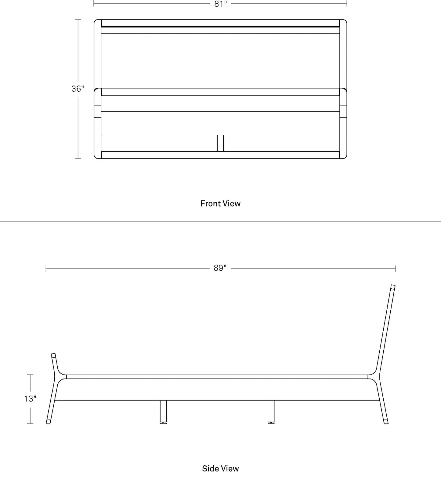 BLU DOT Woodrow King Bed