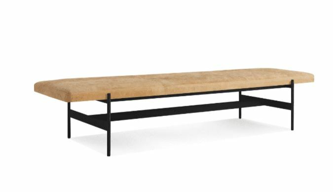 BLU DOT Jumbo Leather Daybench