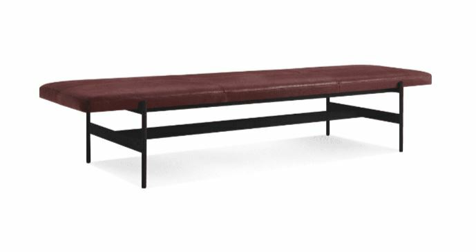 BLU DOT Jumbo Leather Daybench