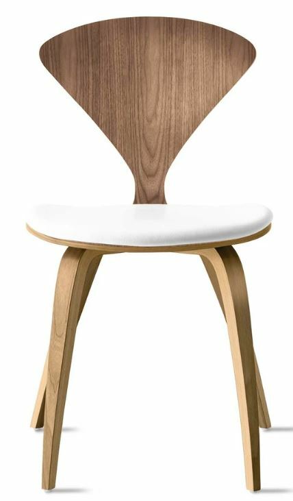 CHERNER Side Chair- Natural White Oak w/ Seat Pad Only