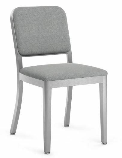 EMECO Navy Officer Upholstered Chair