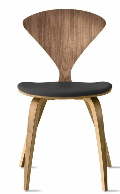 CHERNER Side Chair- Natural White Oak w/ Seat Pad Only