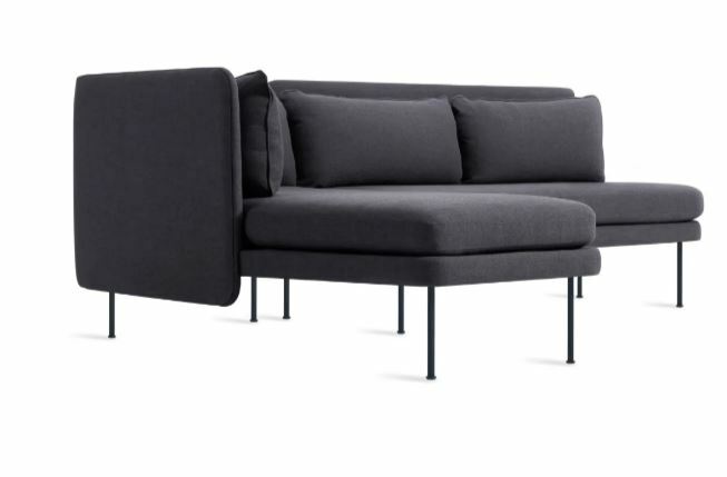 BLU DOT Bloke Armless Sofa with Chaise