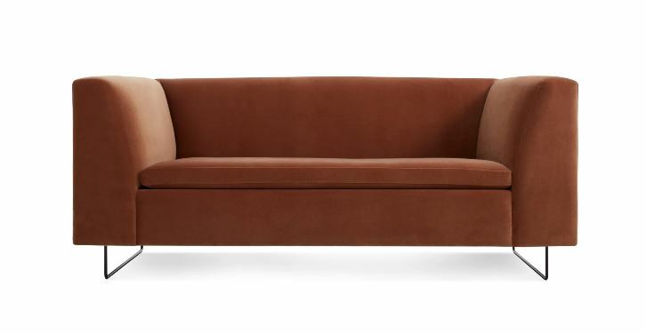 BLU DOT Bonnie 72" Velvet Sofa