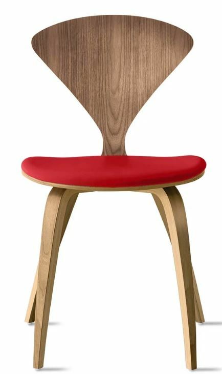 CHERNER Side Chair- Natural White Oak w/ Seat Pad Only