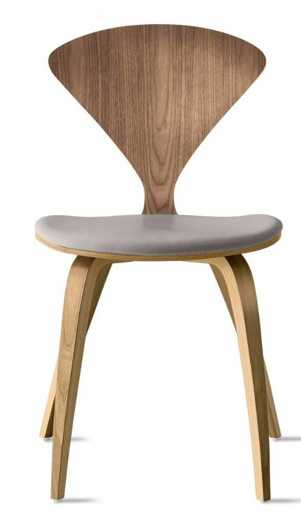 CHERNER Side Chair- Natural White Oak w/ Seat Pad Only