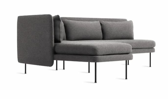 BLU DOT Bloke Armless Sofa with Chaise