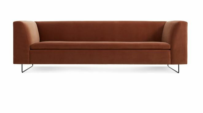 BLU DOT Bonnie 96" Velvet Sofa