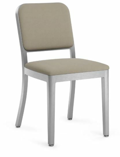 EMECO Navy Officer Upholstered Chair