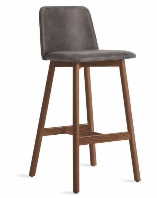 BLU DOT Chip Leather Barstool