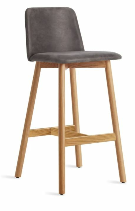 BLU DOT Chip Leather Barstool