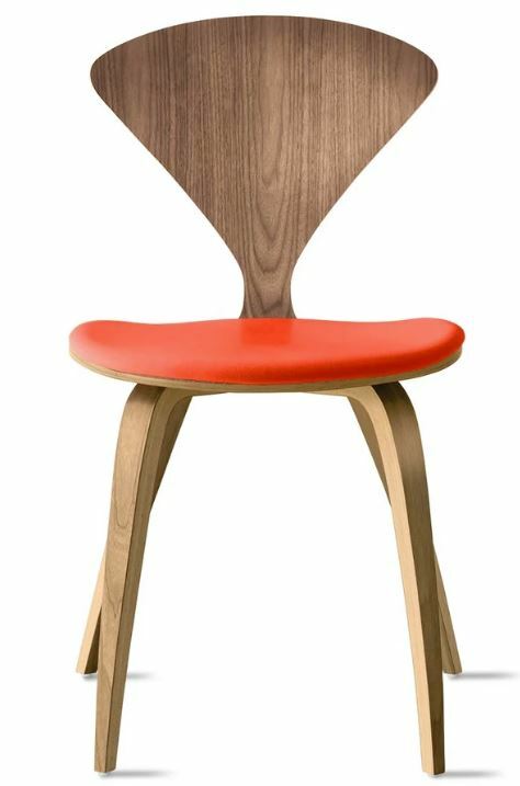 CHERNER Side Chair- Natural White Oak w/ Seat Pad Only