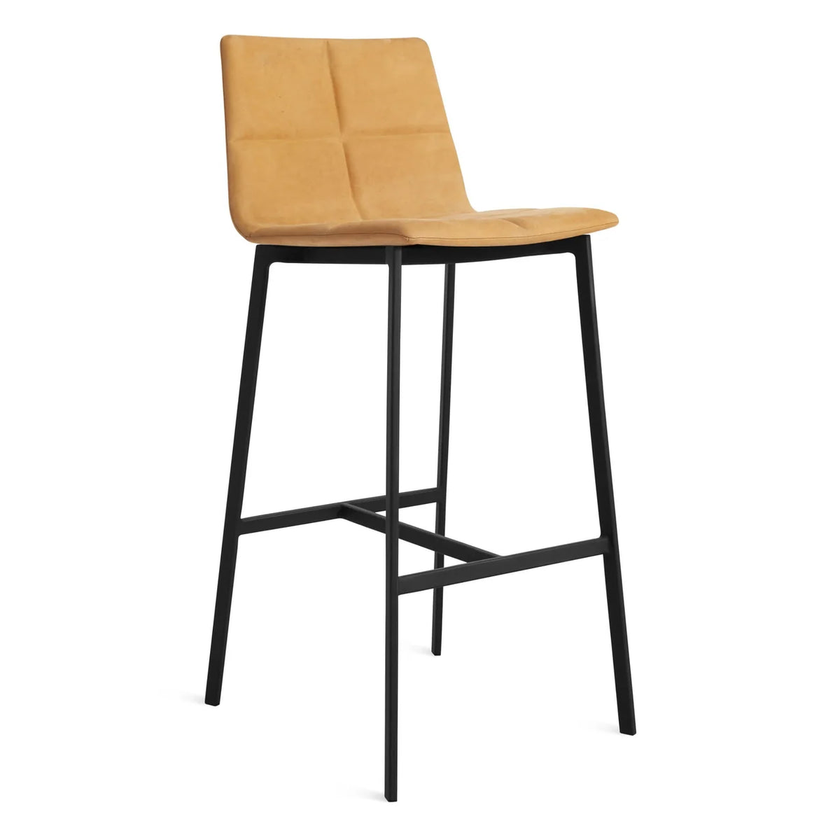 BLU DOT Between Us Leather Barstool