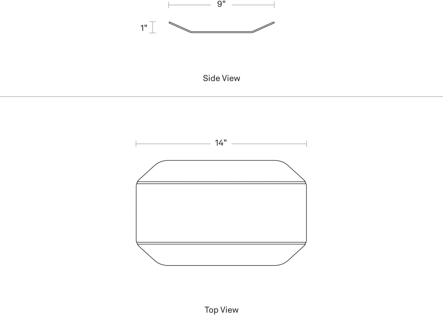 BLU DOT Twofold Tray