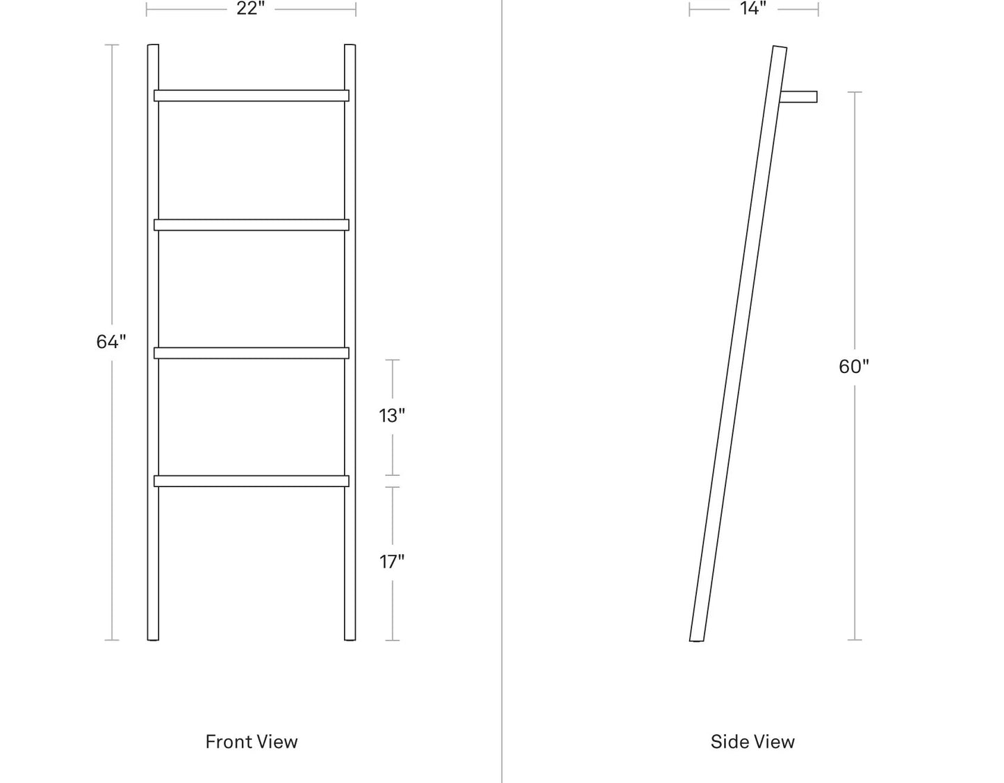 BLU DOT Woodsy Storage Ladder