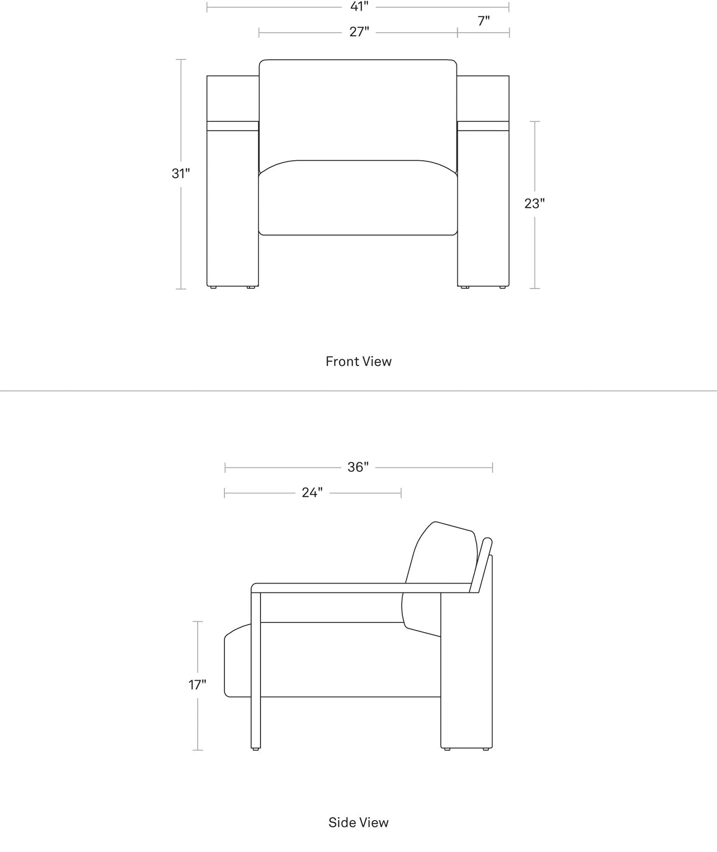 BLU DOT Ridge Outdoor Lounge Chair