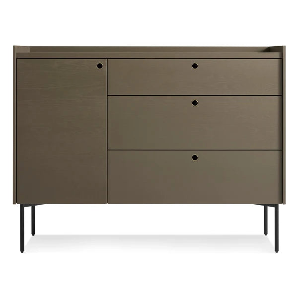 BLU DOT Peek 1 Door 3 Drawer Credenza