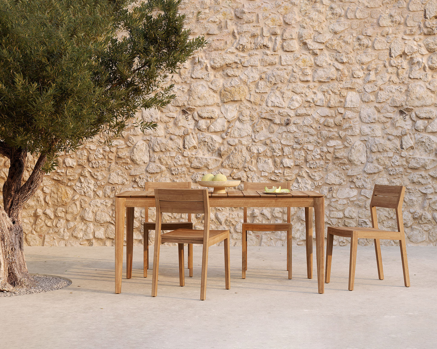 Teak EX 1 Outdoor Dining Chair