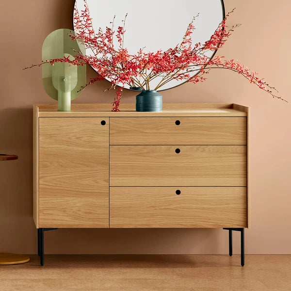 BLU DOT Peek 1 Door 3 Drawer Credenza
