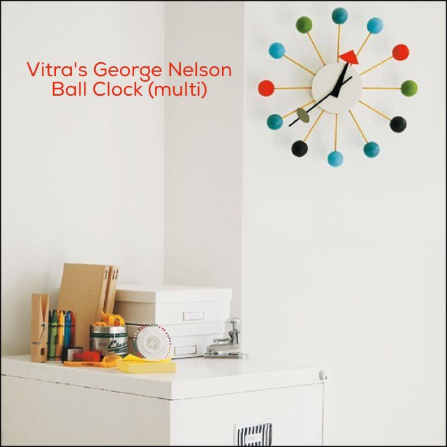 George Nelson Ball Clock - Multi